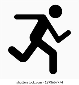 Glyph marathon vector icon