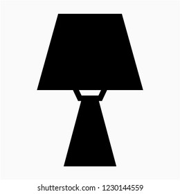Glyph night lamp pixel perfect vector icon
