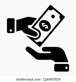Glyph payment pixel perfect vector icon