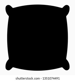 Glyph pillow vector icon