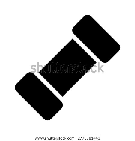 glyph pipe icon representing cylindrical conduits used in plumbing, drainage, and fluid transport systems