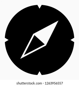Glyph compass? pixel perfect vector icon