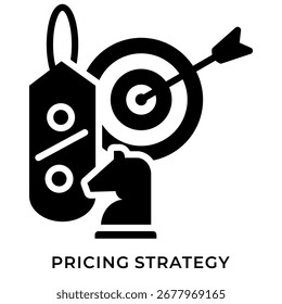 Ícone de Estratégia de Precificação de Glifos - Mercado de Destino e Plano de Precificação