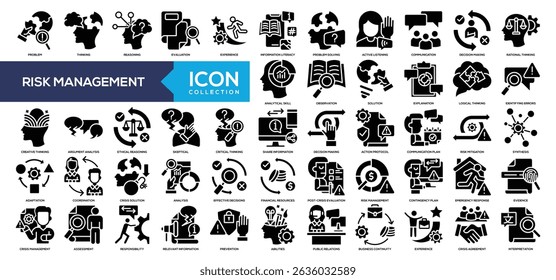 Glyph - Risk Management Icon Collection