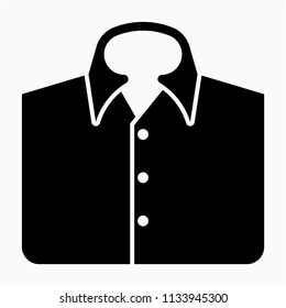 Glyph shirt pixel perfect vector icon