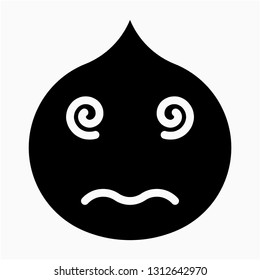 Glyph sick vector icon