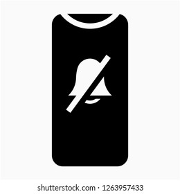 Glyph silent pixel perfect vector icon