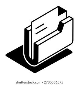 Ein Symbol im Symbolstil für einen Ordner