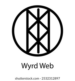 Um ícone de estilo de glifo do símbolo da Web 