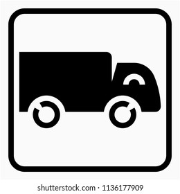 Glyph transport pixel perfect vector icon