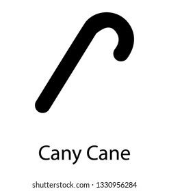 Glyph vector icon of candy can.