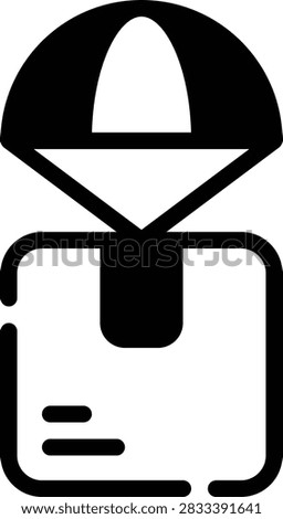 Glyph vector icon representing the Creator Economy concept tailored for dropshipping and online business applications.