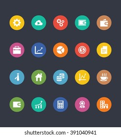 Glyphs Colored Vector Icons 16