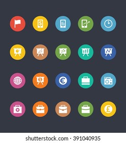 Glyphs Colored Vector Icons 18