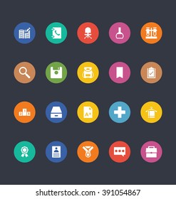 Glyphs Colored Vector Icons 39