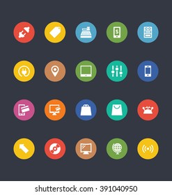 Glyphs Colored Vector Icons 4