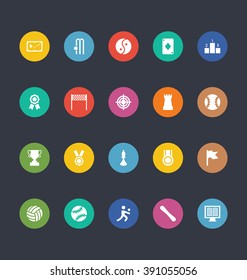 Glyphs Colored Vector Icons 48