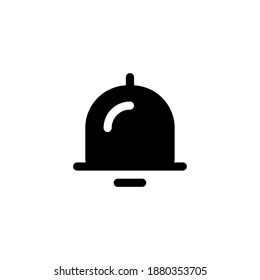 Glyphs Icono Bell, el icono se puede usar para icono de aplicación, icono web, info-gráfico, archivo eps se puede editar