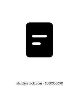 Glyphs Icon Document, the icon can be used for application icon, web icon, info-graphic, eps file can editable