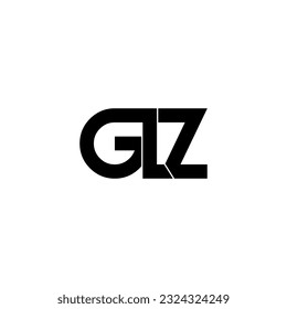 glz lettering initial monogram logo design