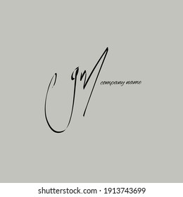 gm grey background handwritten logo