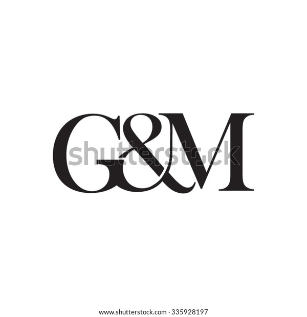 Gm Initial Logo Ampersand Monogram Logo Stock Vector (Royalty Free ...