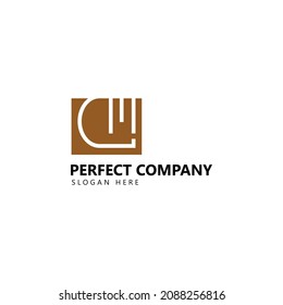 GM initial-based logo. Alphabet icon logo using vintage style in a gold rectangle. Brand identity for companies, businesses, and organizations.