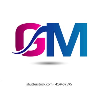 GM letter logo
