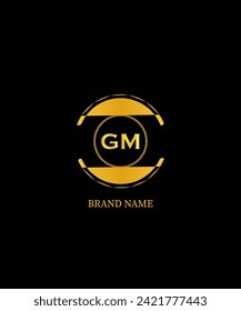 GM Letter Logo Design. Unique Attractive Creative Modern Initial GM Initial Based Letter Icon Logo