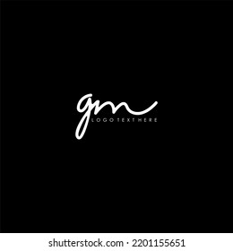 gm, gm letter logo, hand written gm logo, hand written logo