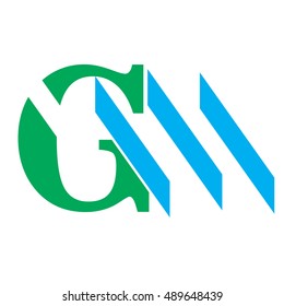 gm letter vector logo
