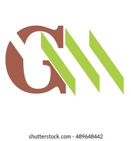 gm letter vector logo