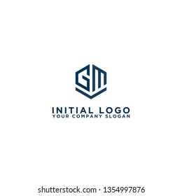 GM letters Initial icons / Monogram.- Vector inspiration logo design - Vector
