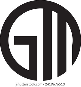 GM Logo-Designkreis, Symbol, Vektorgrafik-Datei 