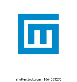 GM logo design vector template