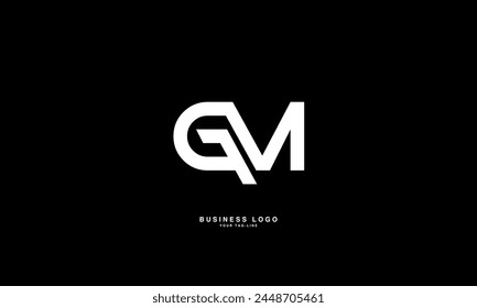 GM, MG, G, M, Abstract Letters Logo Monogram