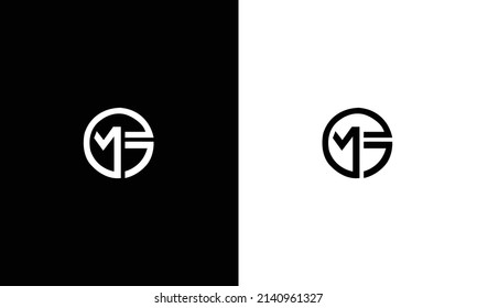 GM or MG letter designs for logo and icons