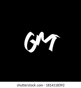 GM Signature initial logo template vector