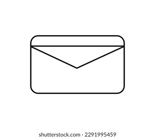diseño de plantilla de vector manual de logotipo de icono de caja de correo