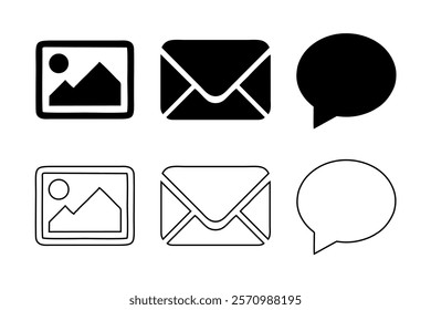 Gmail icon. Design gallery image thumbnail symbol icon vector,message Vector messages-icons for design