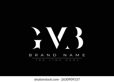 GMB abstract letter logo design. This logo is designed by three abstract letters.