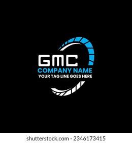 GMC letter logo creative design with vector graphic, GMC simple and modern logo. GMC luxurious alphabet design  