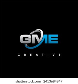 GME Letter Initial Logo Design Template Vektorgrafik