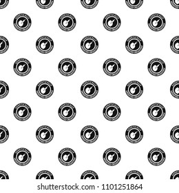 Gmo citrus pattern vector seamless repeat for any web design