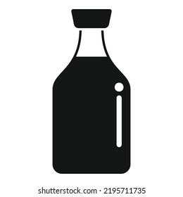 Gmo drink icon simple vector. Dna food. Gene medicine