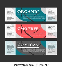gmo free horizontal web banners