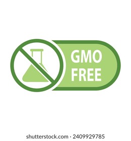 gmo free icon organic food sign