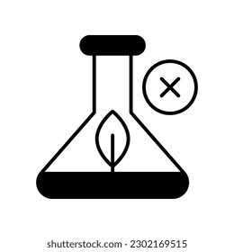 Gmo Free icon vector stock illustration.