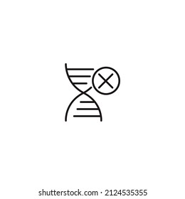Gmo free icons  symbol vector elements for infographic web