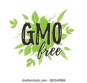 GMO free poster.